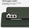 Accezz Galaxy S21 FE - Premium Leather 2 in 1 Wallet Bookcase - Uitneembare backcover - Groen