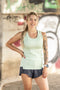 Rogelli Aya - Hardloop Singlet Dames - Ademend - Groen - Maat L