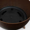 Mica Decorations Doppio - Bloempot op Poten - H20,5 x Ø40 cm - Donkerbruin