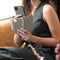 Selencia Hoesje Geschikt voor Samsung Galaxy S20 Ultra Hoesje Met Pasjeshouder - Selencia Surya 2-in-1 Uitneembare Vegan Lederen Bookcase - Grijs