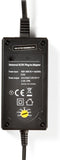 Nedis Universele AC-Stroomadapter - 27 W - 3 - 12 V DC - 3.60 m - 2.25 A - 6 plug(s) - Zwart