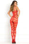 Rene Rofe - Bondage bodystocking - Rood