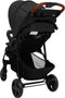 vidaXL - Kinderwagen - 2-in-1 - staal - antracietkleurig