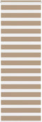 vidaXL - Zebra - Blind - 75x200 - cm - stofbreedte - 70,9 - cm - polyester - zandbruin