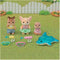 Sylvanian Families 5749 Trio Peutervriendjes Zwembad Fun- inclusief 3 fluweelzachte speelfiguren