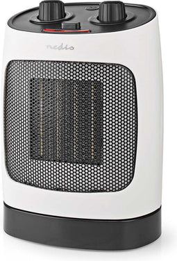 Nedis HTFA19WT - Keramische ventilatorkachel - 1000/2000 W - Wit