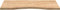 vidaXL - Bureaublad - rechthoekig - 80x60x2,5 - cm - onbehandeld - eikenhout