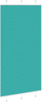 vidaXL - Plissé - rolgordijn - 105x200cm - stofbreedte - 104,4cm - petrol - groen