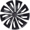 Gorecki Wieldoppenset - 13 Inch - Slagvast ABS - Zilver (4 stuks)