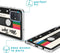 iMoshion Hoesje Geschikt voor Samsung Galaxy A71 Hoesje Siliconen - iMoshion Design hoesje - Zwart / Transparant / Cassette Tape
