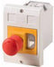 Eaton E-PKZ01-PVT - Geïsoleerde behuizing - HxBxD 129x90x176 mm + noodstop paddestoelknop