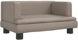 vidaXL - Hondenmand - 60x40x30 - cm - kunstleer - cappuccinokleurig