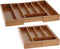 Excellent Houseware Bestekbak hout uitschuifbaar