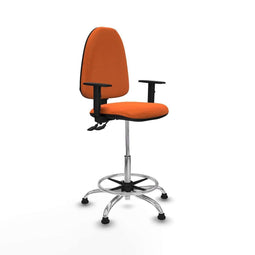 Piqueras y Crespo B1D05RT - Bureaustoel - Hoogteverstelbaar met armleuning - Oranje