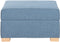 Home ESPRIT - Voetensteun - Stads ontwerp - Blauw 70 X 50 X 40 CM