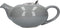 London Pottery Pebble Theepot - Keramiek - Geïntegreerd filter - Licht grijs 0.9 L