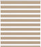 vidaXL Zebra - Rolgordijn - 125x100 cm - 100% polyester - zandbruin