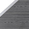 vidaXL - Schuttingset - 1 - vierkant - en - 1 - schuin - 273x186 - cm - HKC - grijs