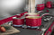 Swan SWKA1020RN Retro Opbergblikken Set van 3 Rood