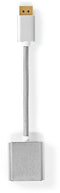 Nedis CCTB37250AL02 - Adapterkabel DisplayPort naar DVI-D Dual Link 1080p - Zilver