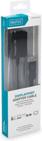 DisplayPort to VGA adapter Digitus by Assmann DB-340403-001-S Black 15 cm