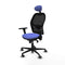 Jorquera Piqueras y Crespo 3D036G1 - Bureaustoel met hoofdsteun - Verstelbare hoogte en ademend - Licht Blauw