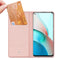 Dux Ducis - Pro Serie Slim wallet hoes - Geschikt voor Xiaomi Redmi Note 9 - Roze goud