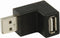 USB-A Adapter - USB 2.0 - USB-A Male - USB-A Female - 480 Mbps - Rond - Vernikkeld - PVC - Zwart - Envelop