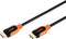 Vivanco HDMI Aansluitkabel HDMI-A stekker, HDMI-A stekker 2.00 m Zwart, Oranje 42959 Audio Return Channel (ARC), High Speed HDMI met ethernet, Rond, Ultra