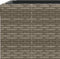 vidaXL - Plantenbakken - 2 - st - 30x30x60 - cm - poly - rattan - grijs
