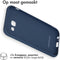 iMoshion Hoesje Geschikt voor Samsung Galaxy A5 (2017) Hoesje Siliconen - iMoshion Color Backcover - Donkerblauw