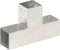 vidaXL - Paalverbinding - T-vorm - 81x81 - mm - gegalvaniseerd - metaal