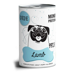 Natvoer Paka Zwierzaka Pepe Lamb Lam 400 g
