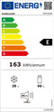 Everglades EVTD3020 - Dubbel Deurs Koelkast - 124 Liter - Zwart - E Klasse