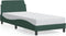 vidaXL - Bedframe - zonder - matras - 90x200 - cm - fluweel - donkergroen