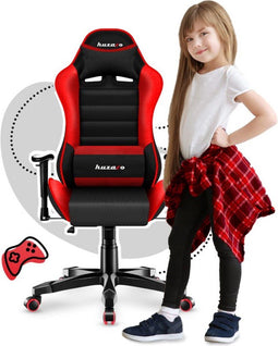 Huzaro - Ranger 6.0 Red Mesh - Gamestoel voor kinderen