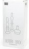 Kaarsenhouder set Aurora - Bruin - 7.5×31 cm/7.5×23 cm/8.5×12 cm