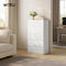Woltu Ladekast 5 Lades Wit - Ruime Opbergkast voor Woonkamer en Slaapkamer 60 x 37 x 110 cm