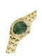 Guess GW0033L8 Cosmo - Horloge - Staal - Goudkleurig - Groen