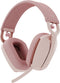 Logitech Zone Vibe Wireless - Headset - Draadloos Bluetooth 5.2 - Roze