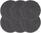 vidaXL - Placemats - 4 - st - rond - 38 - cm - jute - olijfgroen