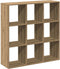 vidaXL - Kamerscherm - / - boekenkast - 102x29x103,5 - cm - hout - artisanaal - eiken