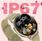 Forever Velora - Smartwatch - Gezondheidsmonitoring en sportmodi - Goud