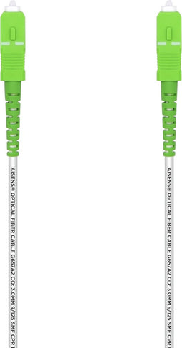AISENS A152-0493 InfiniBand en Glasvezelkabel 1 m SC Wit
