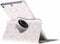 Tablet Hoes Geschikt voor iPad Mini 1 (2012) / iPad Mini 2 (2013) / iPad Mini 3 (2014) - 360° Draaibare Design Bookcase - Wit / Roze /Cubes Rose Gold