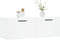 vidaXL - Wandkast - 100x36,5x35 - cm - bewerkt - hout - wit