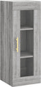 vidaXL - Hangkast - 34,5x34x90 - cm - grijs - sonoma - eikenkleurig