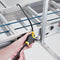 Masterlock 8420EURD - Kabelslot - 4.5 m - Gevlochten staal - Zwart Geel