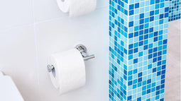 tesa Luup reserverolhouder, verchroomd metaal