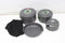 Bo-Camp - Pannenset Explorer - 4-Delig - Hard anodized Aluminium - Grijs